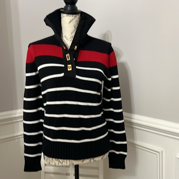 Ralph Lauren Sweaters - LRL Lauren Ralph Lauren Striped Sweater Pullover - Size Medium